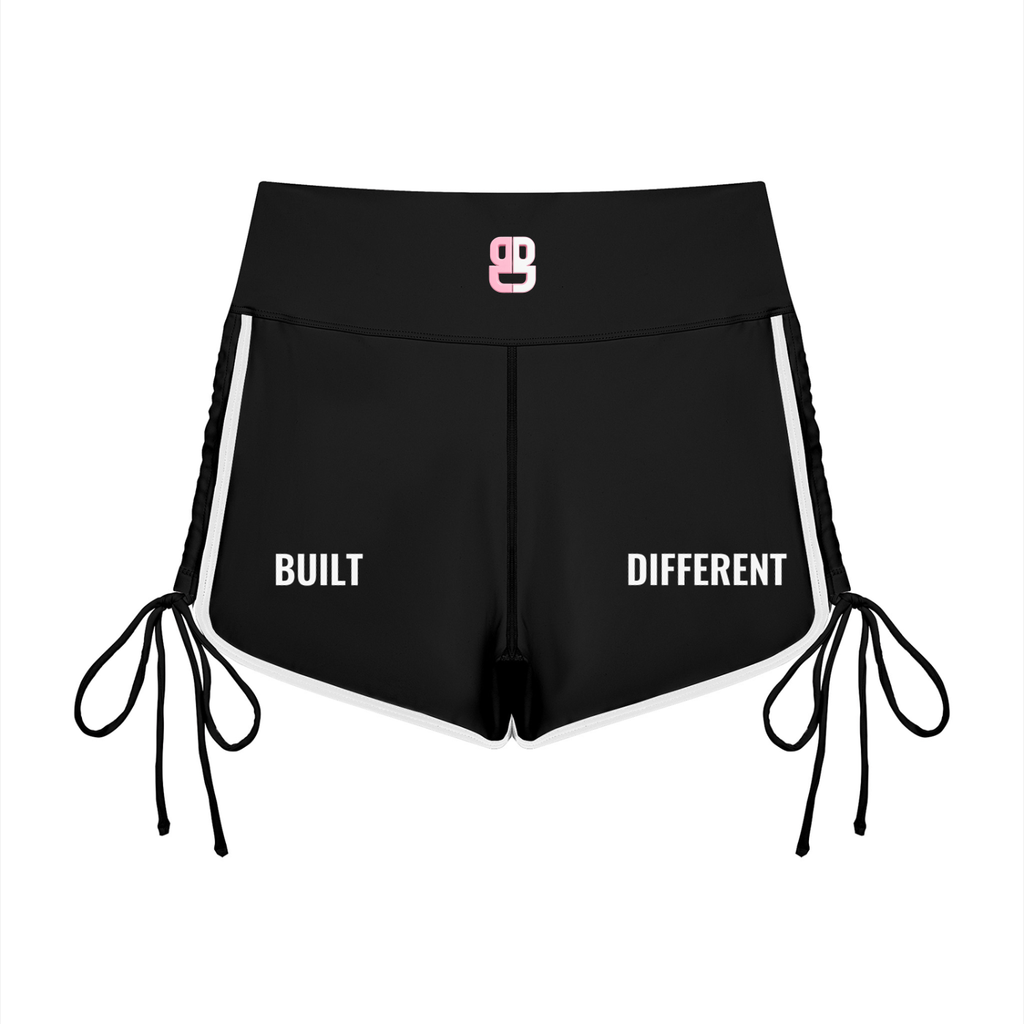 Women’s Color Block High Waisted Yoga Shorts