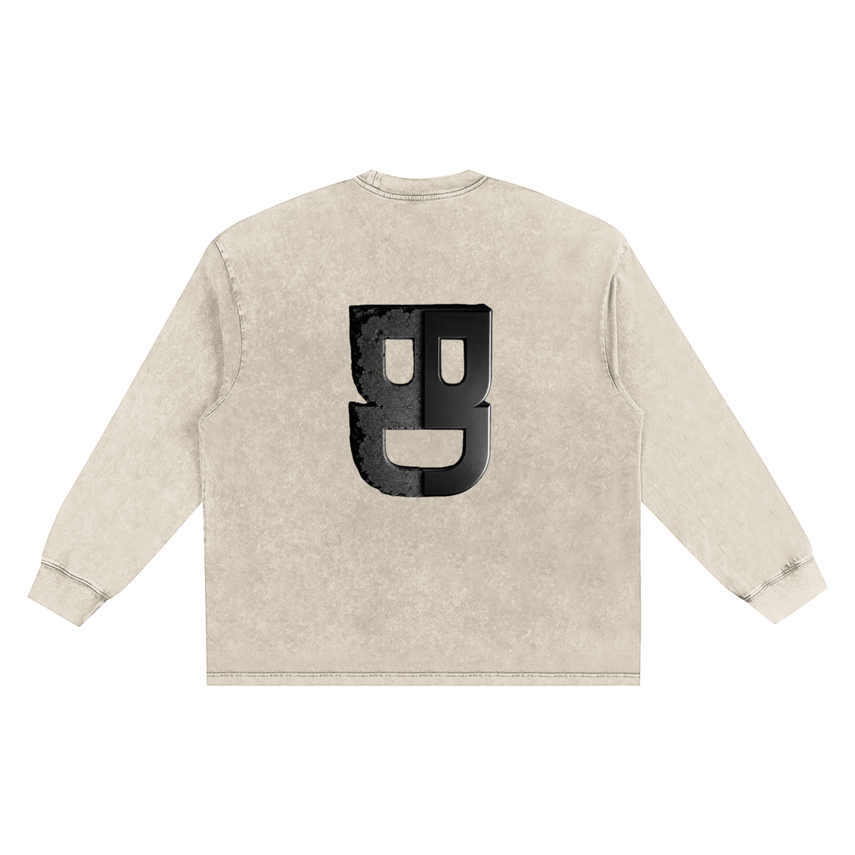 Snow Washed Frayed Edge T-Shirt