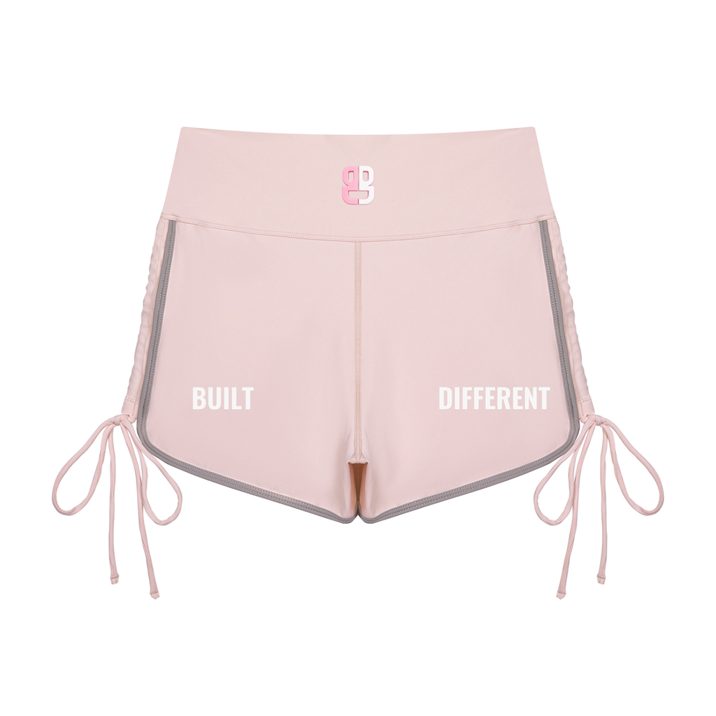 Women’s Color Block High Waisted Yoga Shorts