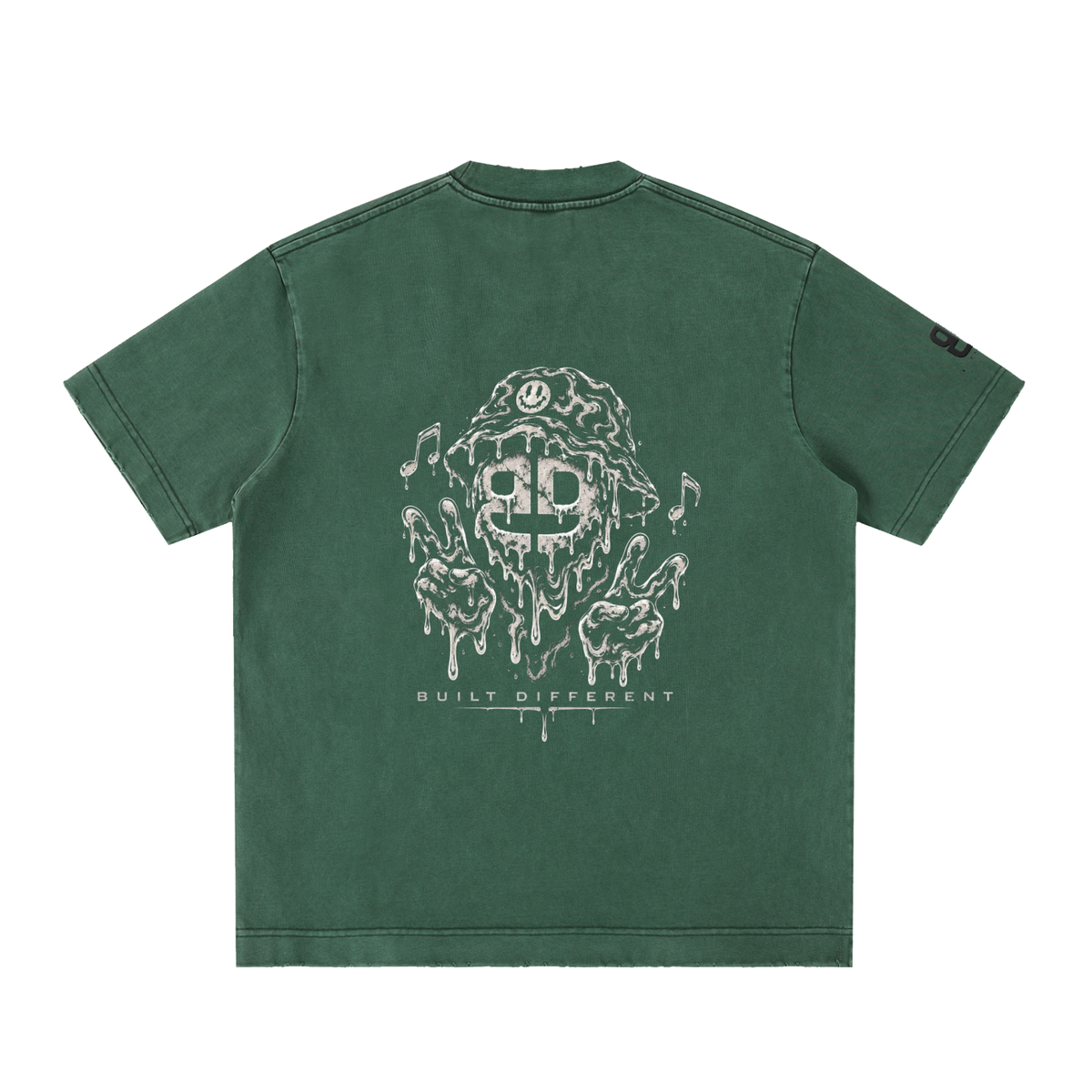 Heavyweight Vintage Washed Frayed T-Shirt