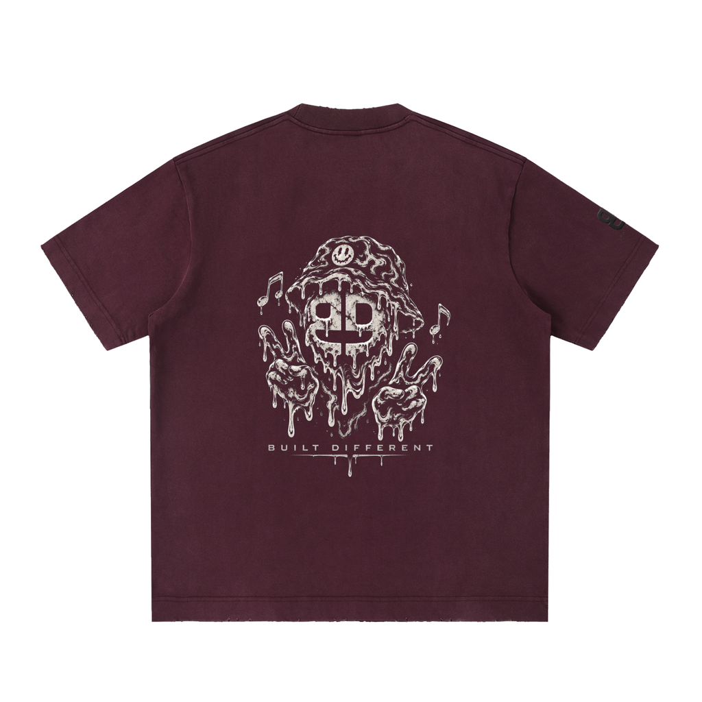 Heavyweight Vintage Washed Frayed T-Shirt