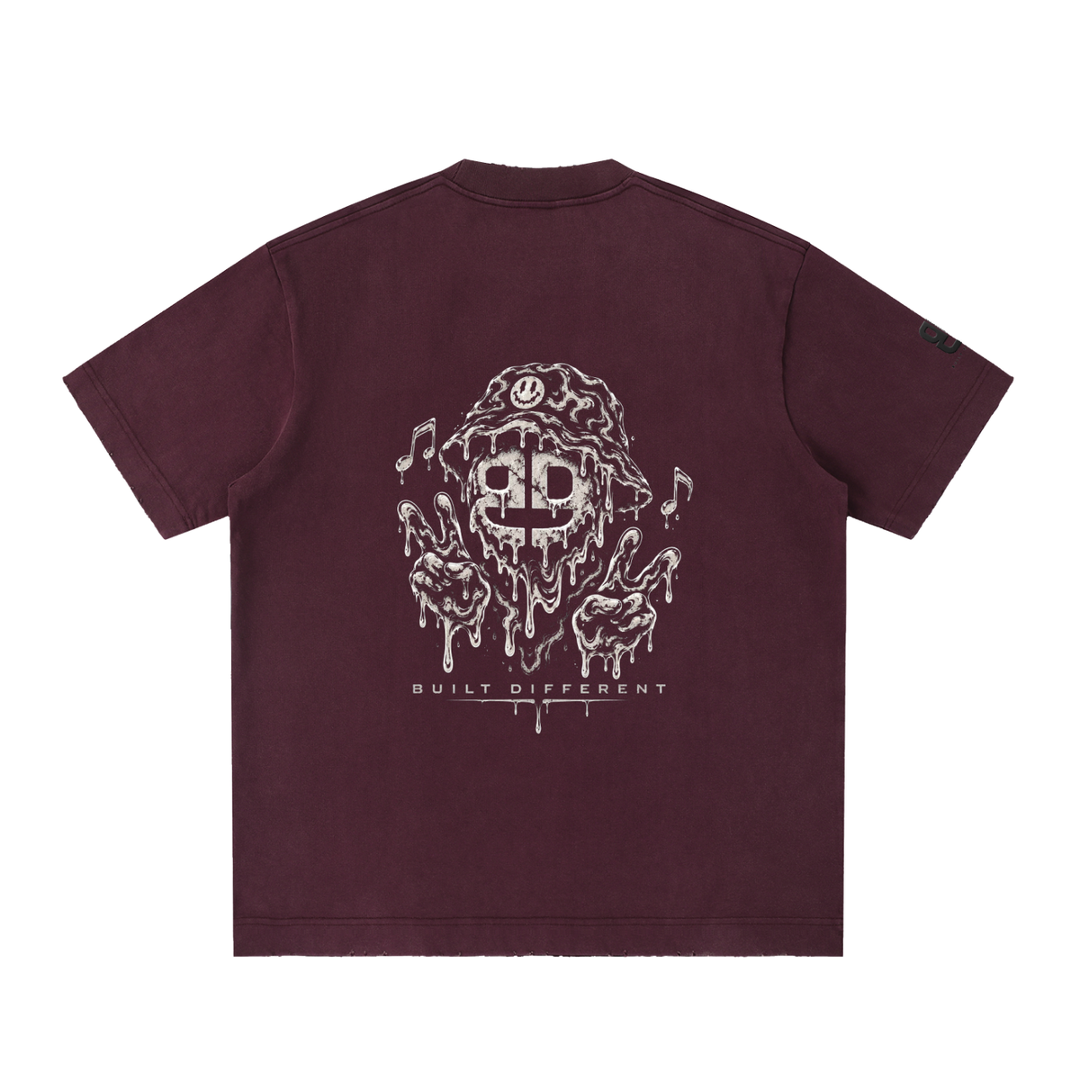 Heavyweight Vintage Washed Frayed T-Shirt