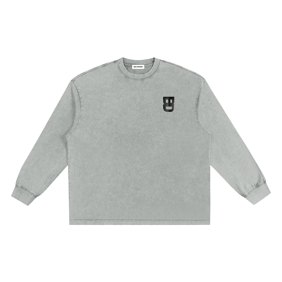 Snow Washed Frayed Edge T-Shirt