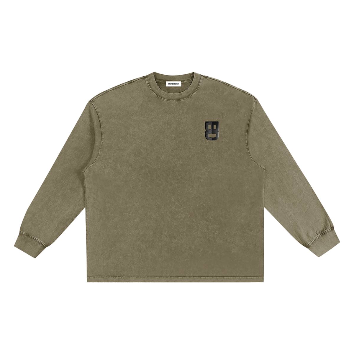 Snow Washed Frayed Edge T-Shirt