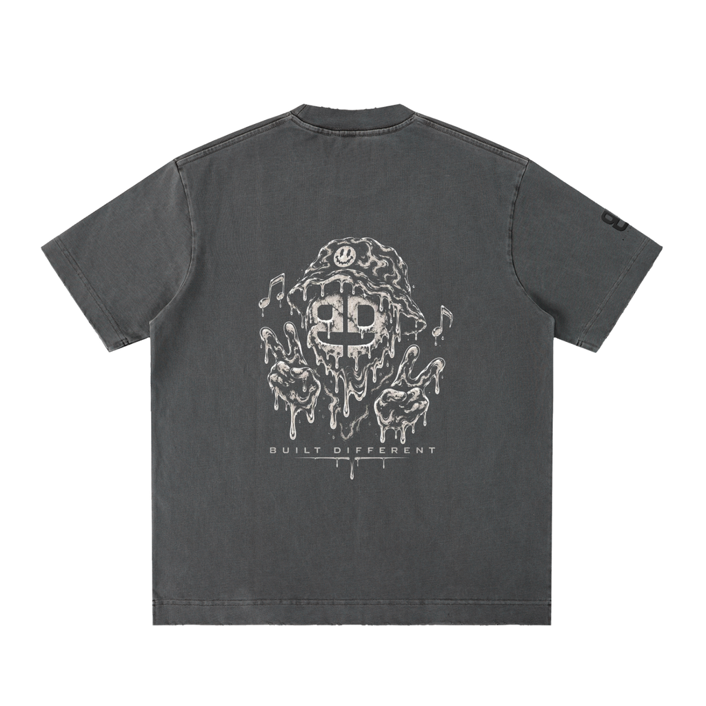 Heavyweight Vintage Washed Frayed T-Shirt