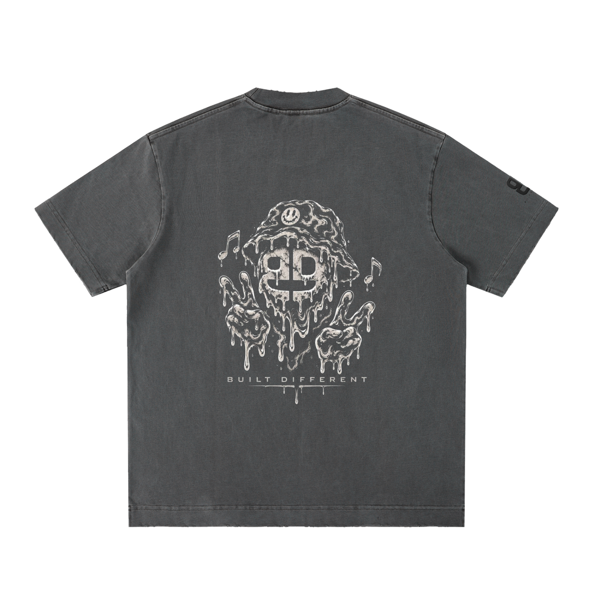 Heavyweight Vintage Washed Frayed T-Shirt