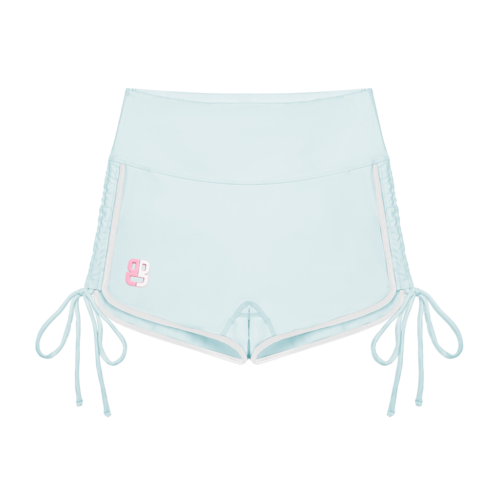Women’s Color Block High Waisted Yoga Shorts