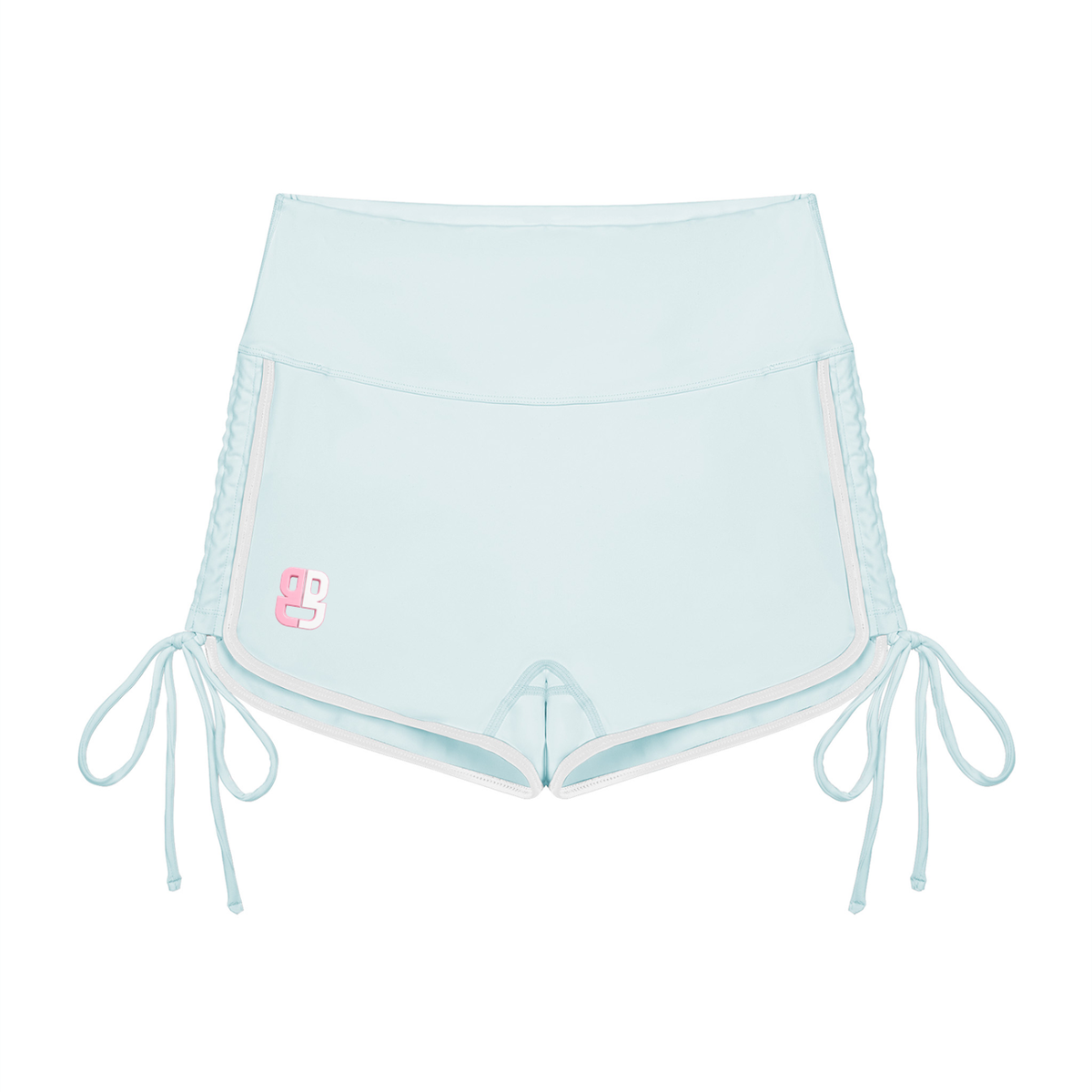 Women’s Color Block High Waisted Yoga Shorts