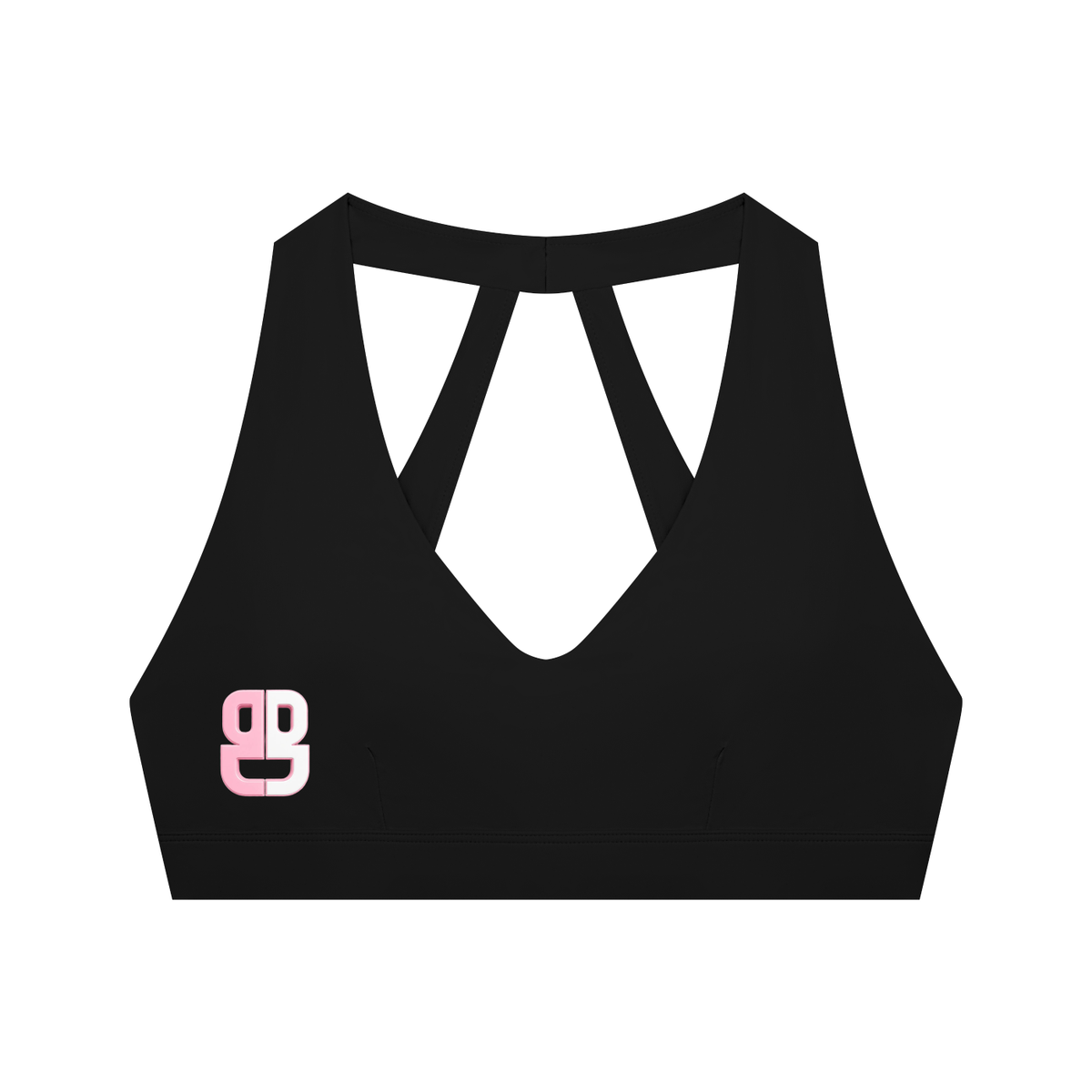 Women's Halter Cropped Sports Bra