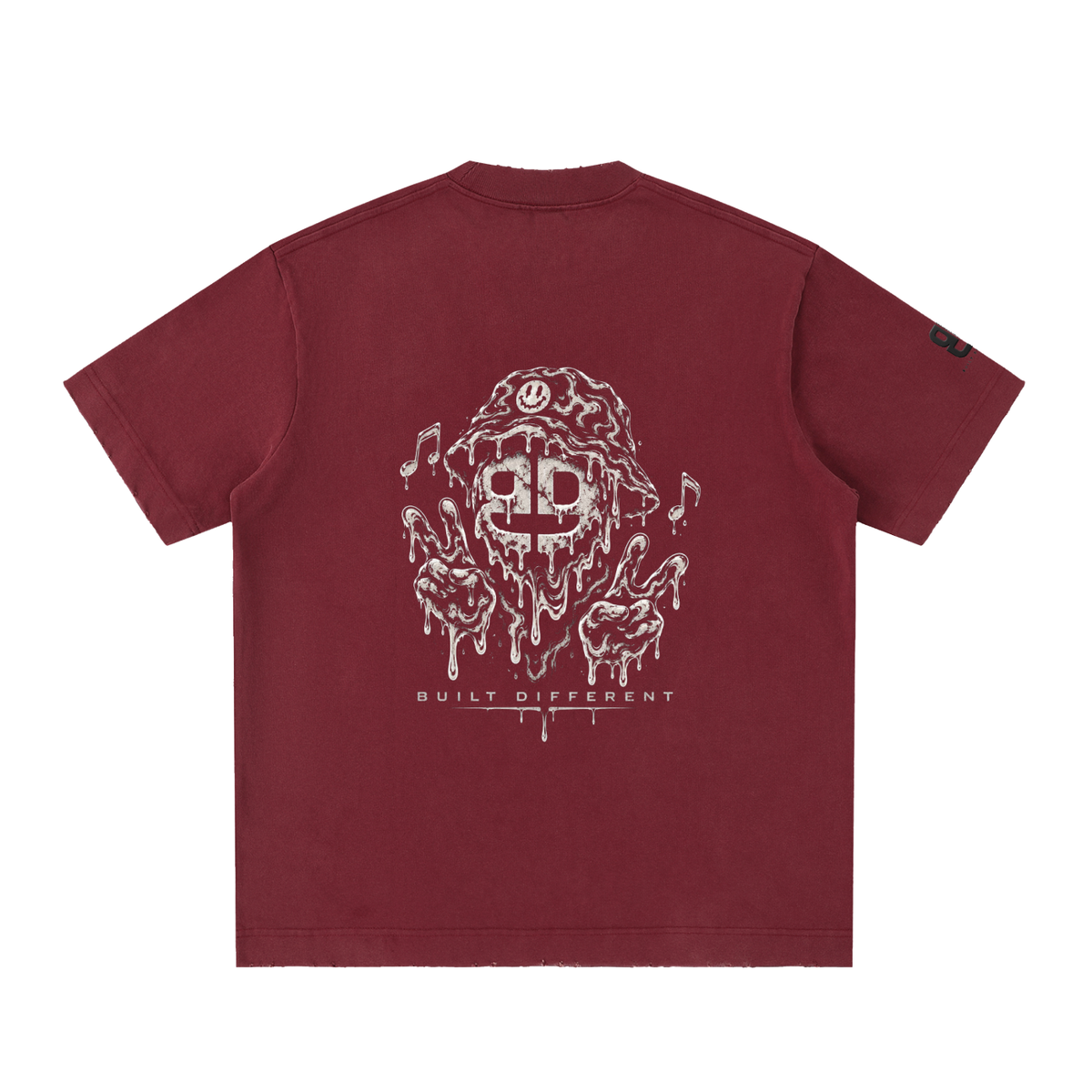 Heavyweight Vintage Washed Frayed T-Shirt
