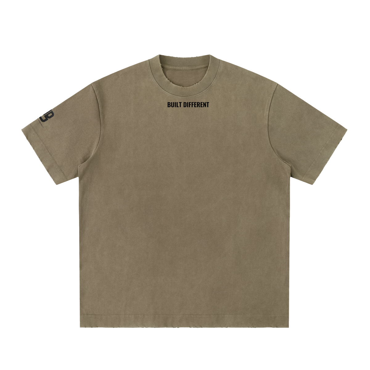 Heavyweight Vintage Washed Frayed T-Shirt