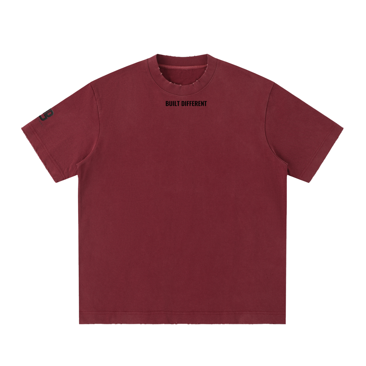 Heavyweight Vintage Washed Frayed T-Shirt