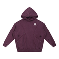 Snow Washed Distressed Panel Pocket Hoodie