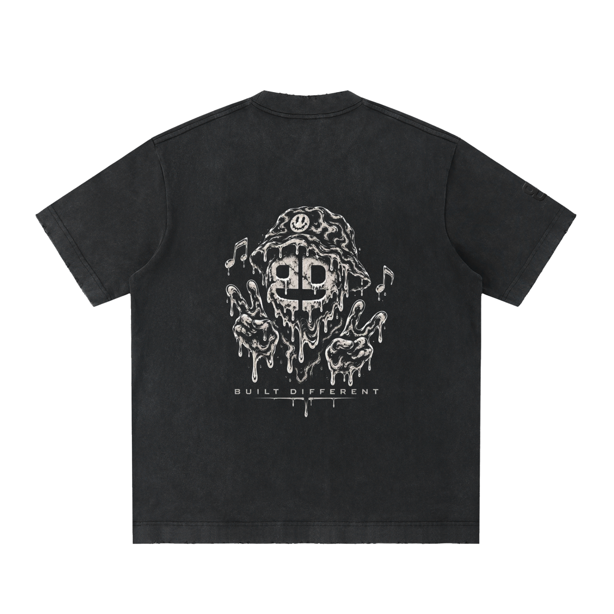 Heavyweight Vintage Washed Frayed T-Shirt